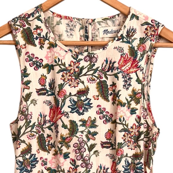 Madewell Dresses & Skirts - Madewell Sleeveless Garden Vine Floral Dress